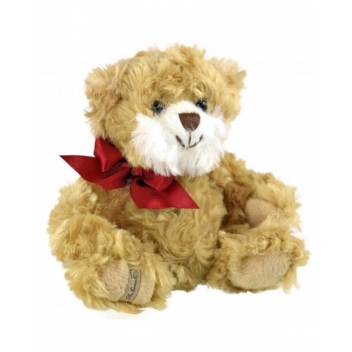 35821 - 3700982253377 - Bukowski - Baby Olinek Ours Brun 15 cm ruban rouge