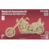 Maquette en bois Moto