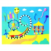 Kit tableau en feutrine Joli carrousel
