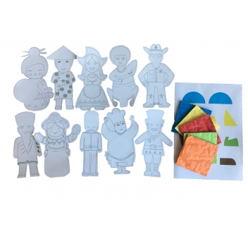 L613913 - 3900006139131 - Sodertex - Kit DIY mascotte Autour du monde - 8