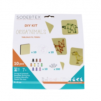 L617917 - 3701385301924 - Sodertex - Kit string art pour Enfant Tableau de fil tendu Orig'animals - 7