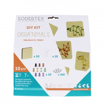 L617917 - 3701385301924 - Sodertex - Kit string art pour Enfant Tableau de fil tendu Orig\'animals - 7