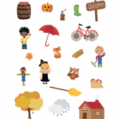 Gommettes Stickers Les 4 saisons 360 pièces