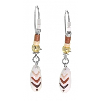 12--62906 - 3663483015939 - Franck Herval - Carlota : Mini boucles d\'oreille coquillage - 2
