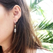 Carlota : Mini boucles d\'oreille coquillage