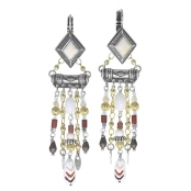 Carlota : Boucles d'oreille top losange