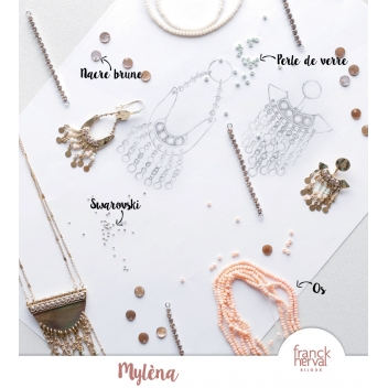 15--62094 -  - Franck Herval - Mylena : Collier long