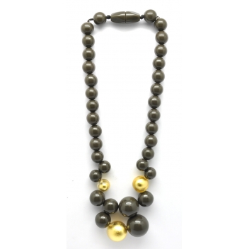 8250101GKHAQ37 -  - Zsiska - Bolas Rich : Collier 101 Doré Kaki - 5
