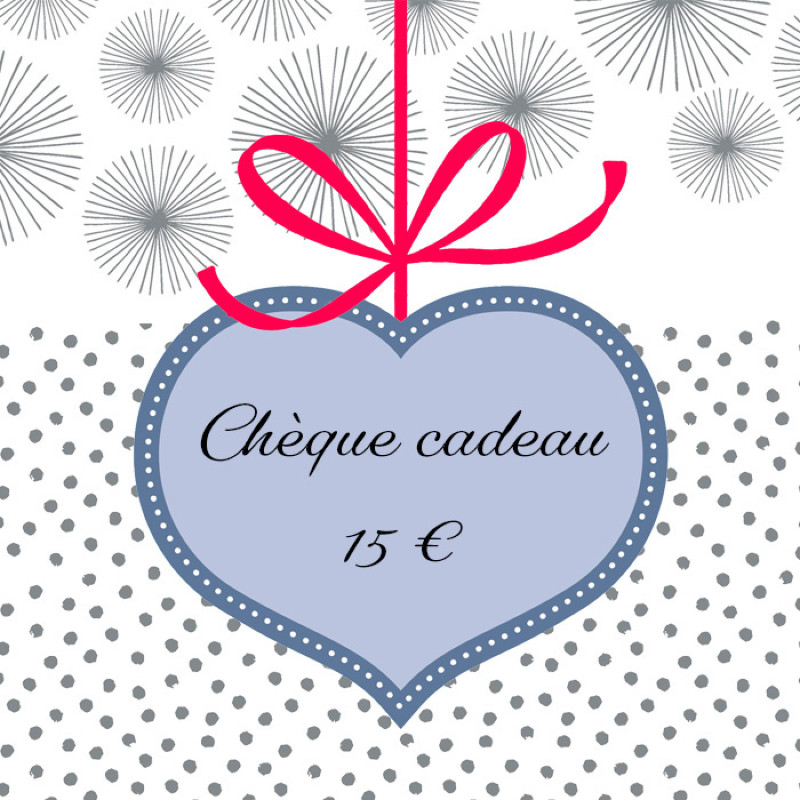 cliquez pour choisir un chèque cadeau